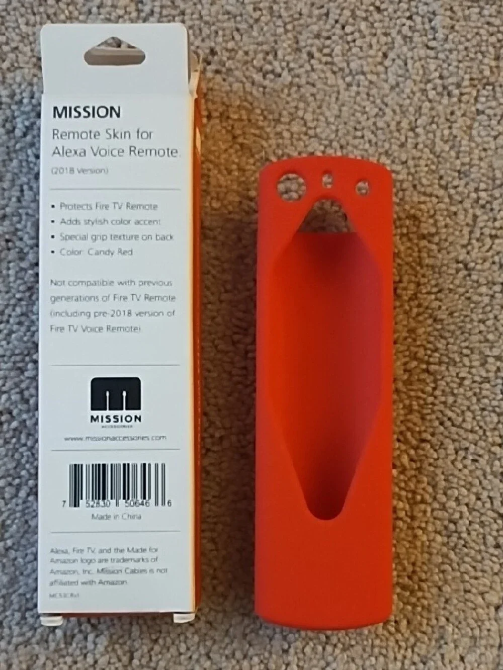 Mission red silicone